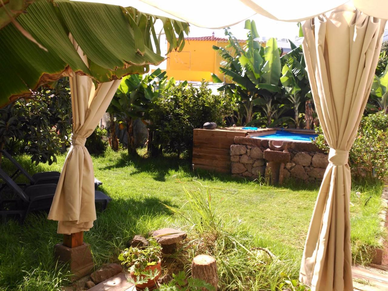 Santa Maria de Guia de Gran Canaria Villa Canaria Piscina Jacuzzi Jardin מראה חיצוני תמונה