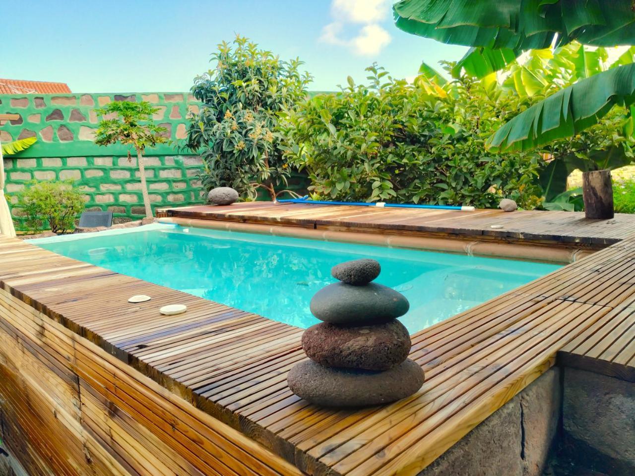 Santa Maria de Guia de Gran Canaria Villa Canaria Piscina Jacuzzi Jardin מראה חיצוני תמונה