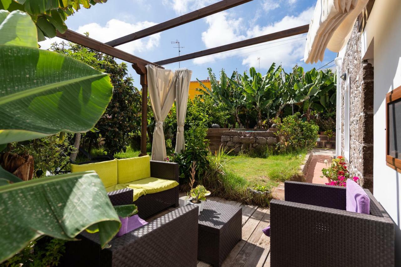Santa Maria de Guia de Gran Canaria Villa Canaria Piscina Jacuzzi Jardin מראה חיצוני תמונה