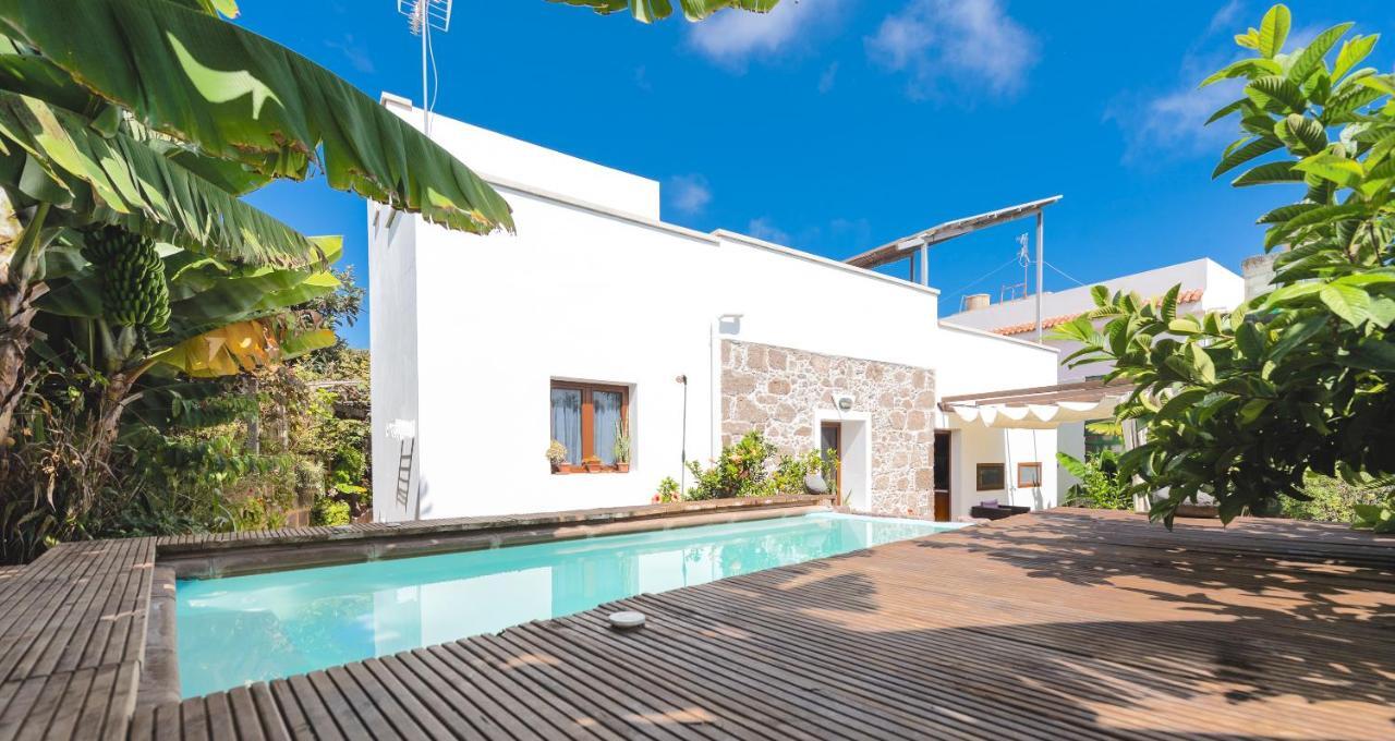 Santa Maria de Guia de Gran Canaria Villa Canaria Piscina Jacuzzi Jardin מראה חיצוני תמונה