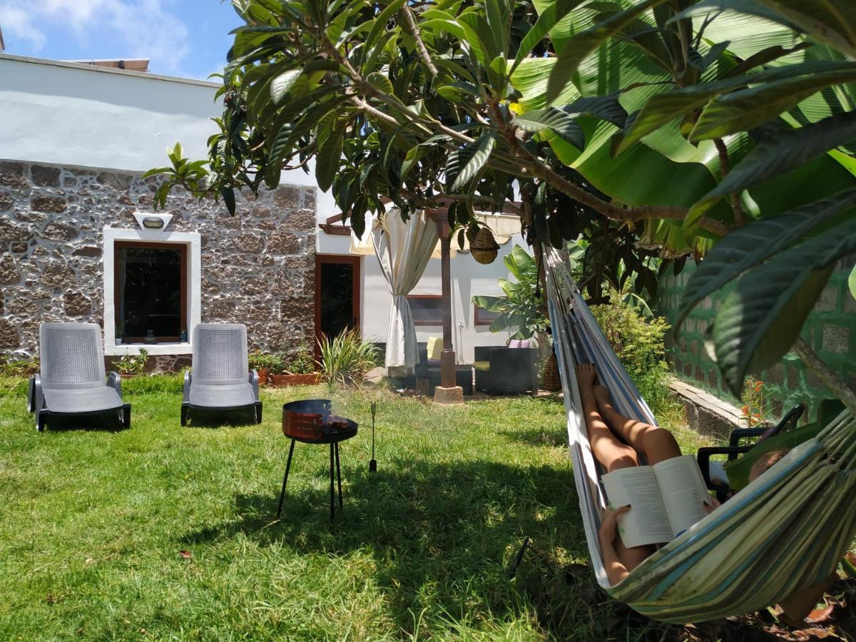 Santa Maria de Guia de Gran Canaria Villa Canaria Piscina Jacuzzi Jardin מראה חיצוני תמונה